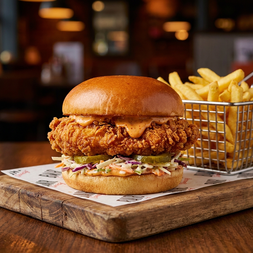 Fried Chicken Burger