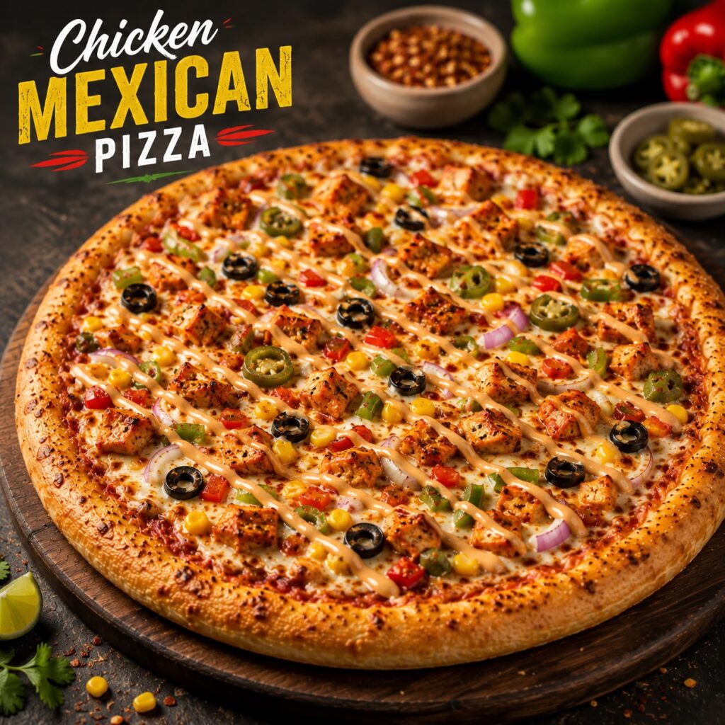 Chicken Mexican Pizza