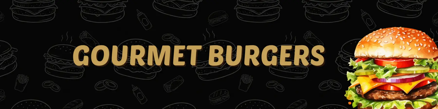 Gourmet Burgers Banner